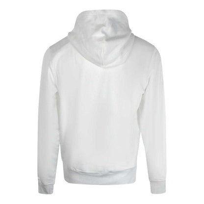 White - Back - Diesel Mens Faded Logo Hoodie