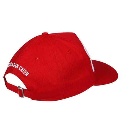 Red - Back - DSquared2 Reversed Logo 25th Anniversary Baseball Cap