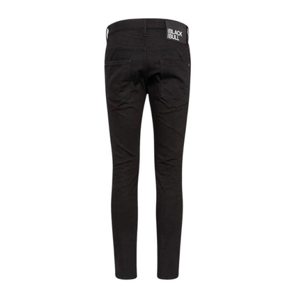Black - Back - DSquared2 Womens-Ladies Black Bull Denim Jeans