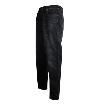 Black - Side - Diesel Mens 1979 Sleeker Denim Faded Jeans