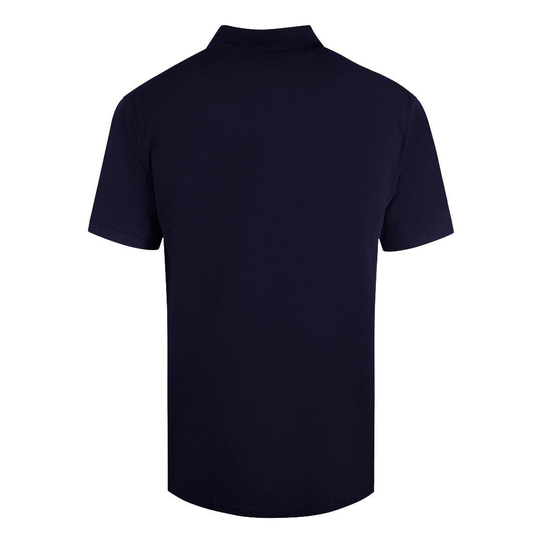 Navy Blue - Back - Cavalli Class Mens Circle Logo Polo Shirt