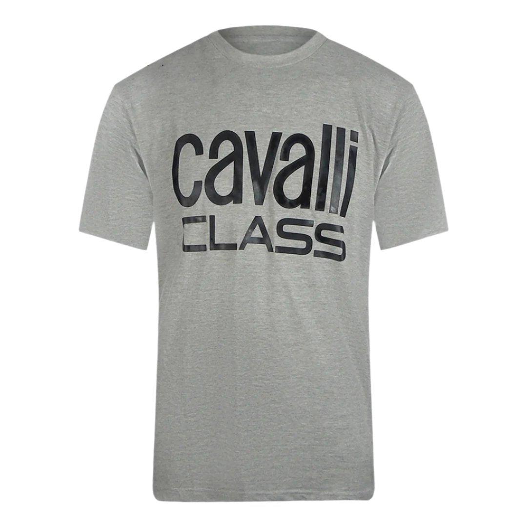 Grey - Back - Cavalli Class Unisex Adult Bold T-Shirt