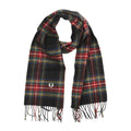 Black-Multicoloured - Front - Fred Perry Tartan Scarf