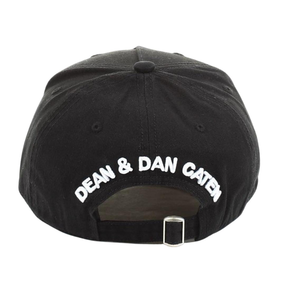 Black-White - Back - DSquared2 Logo Baseball Cap