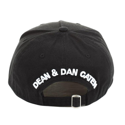 Black-White - Back - DSquared2 Logo Baseball Cap
