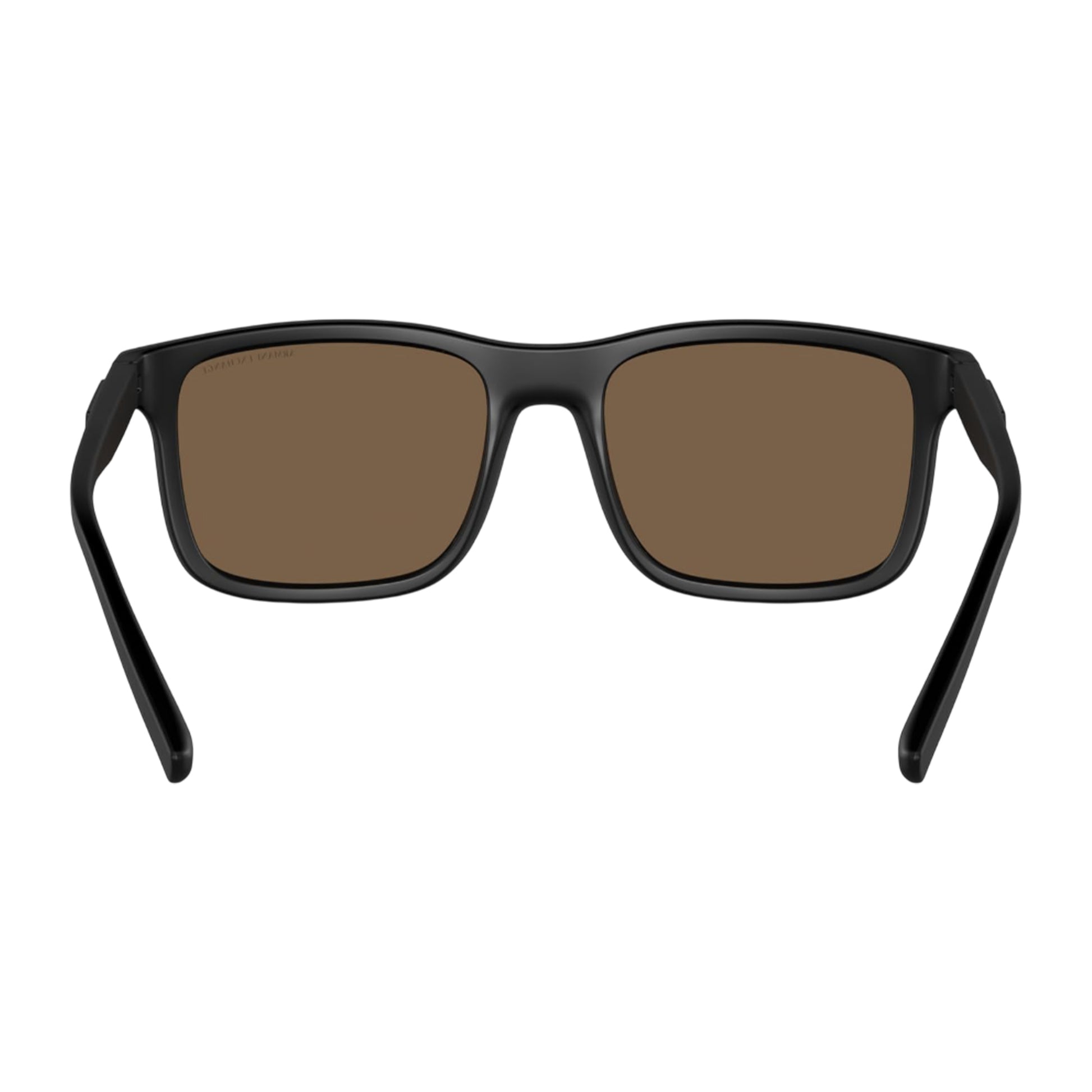 Brown-Black - Back - Armani Exchange Plain Sunglasses