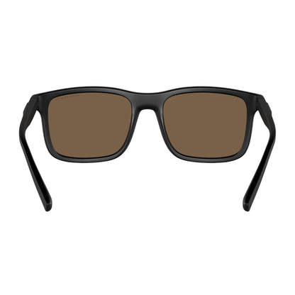 Brown-Black - Back - Armani Exchange Plain Sunglasses