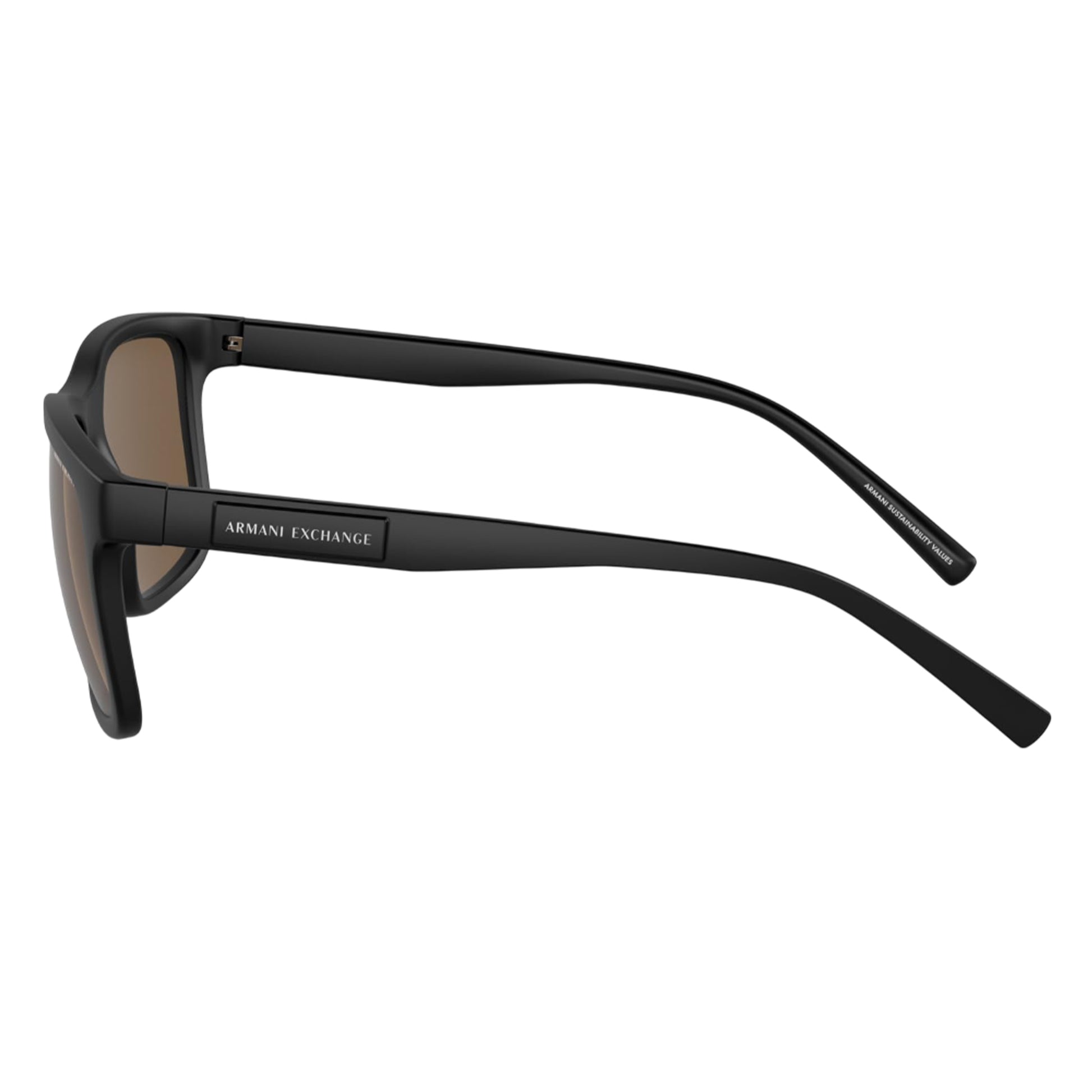 Brown-Black - Lifestyle - Armani Exchange Plain Sunglasses