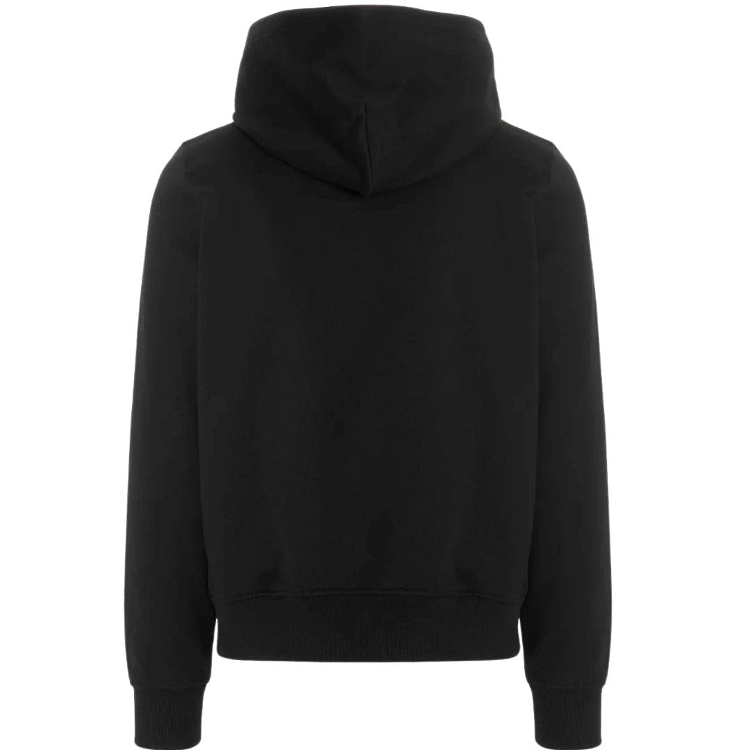 Black - Back - Diesel Mens Iconic Logo Hoodie