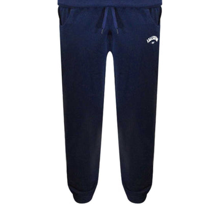 Navy Blue - Lifestyle - Aquascutum Mens Old School Crew Neck Tracksuit