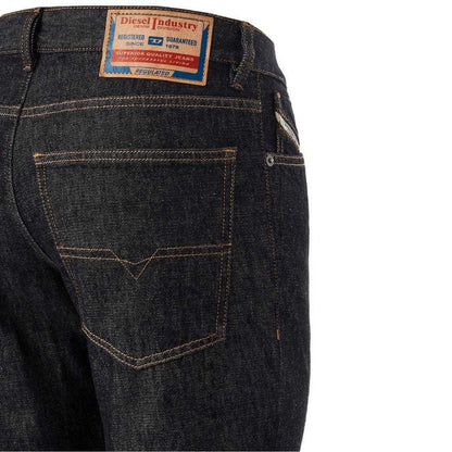 Dark Blue - Side - Diesel Mens D-Sark Jeans