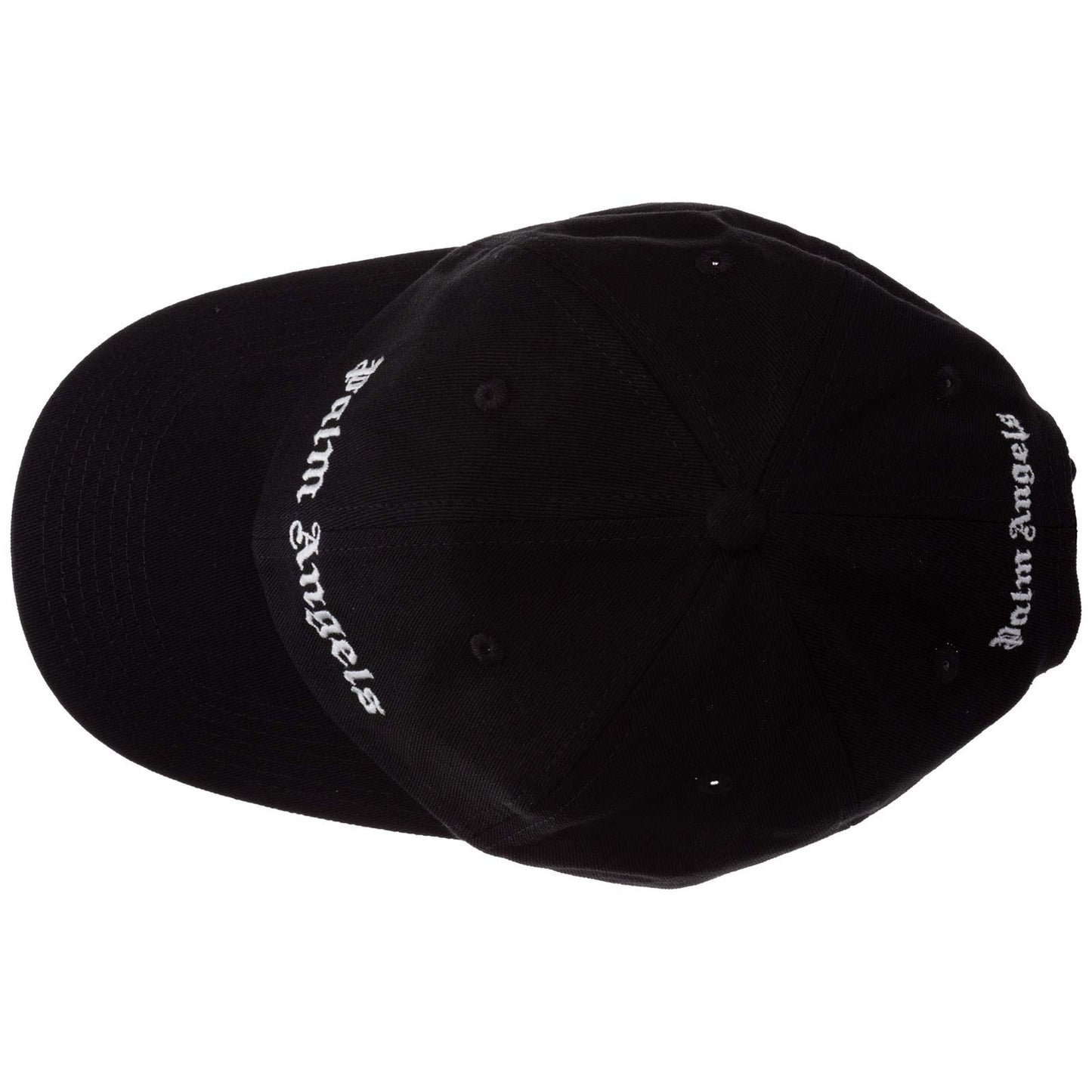 Black - Pack Shot - Palm Angels Unisex Adult Logo Baseball Cap