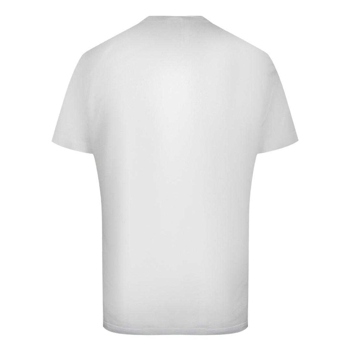 White - Back - Diesel Unisex Adult Bold Logo T-Shirt