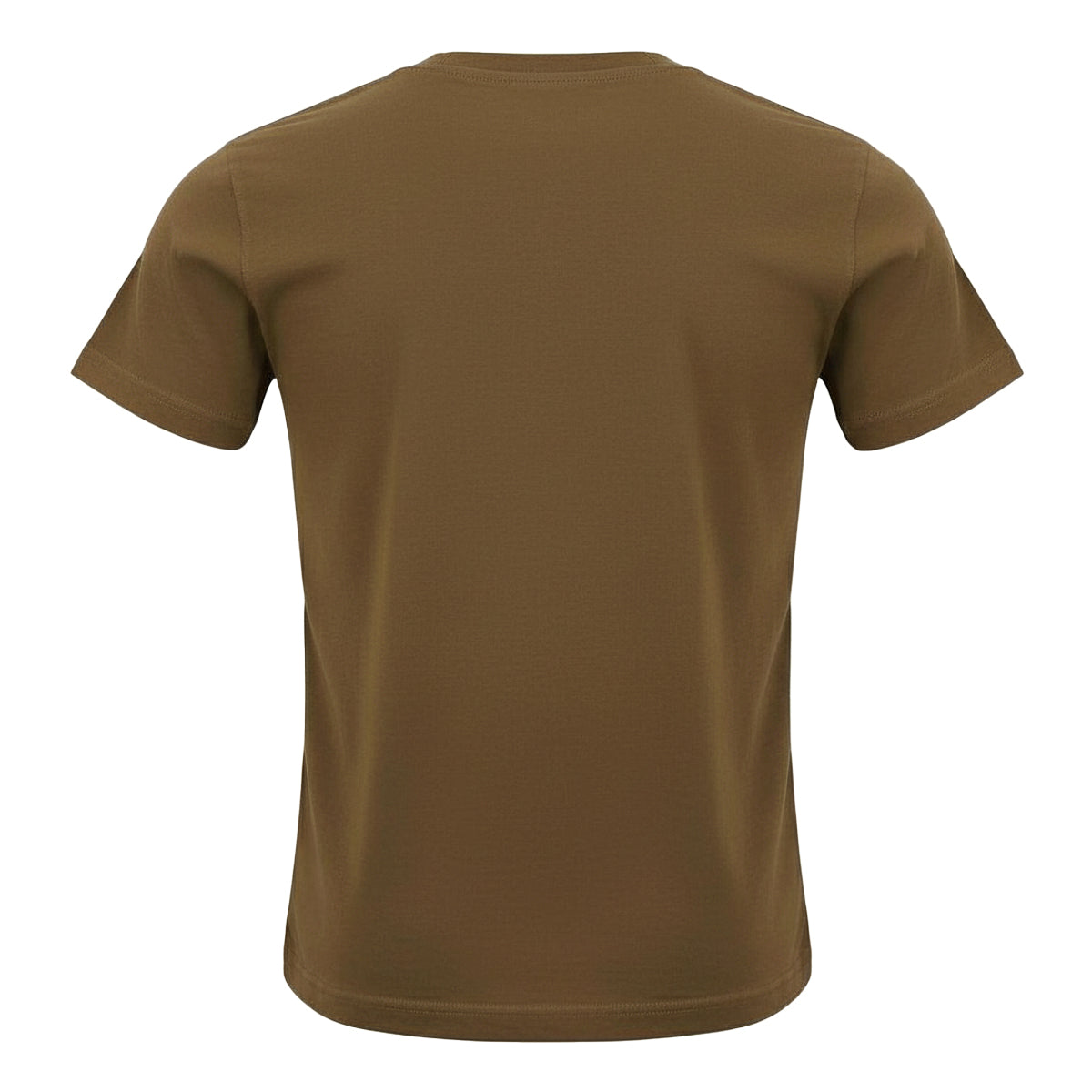 Brown - Back - Diesel Mens Monotone Logo Embossed T-Shirt