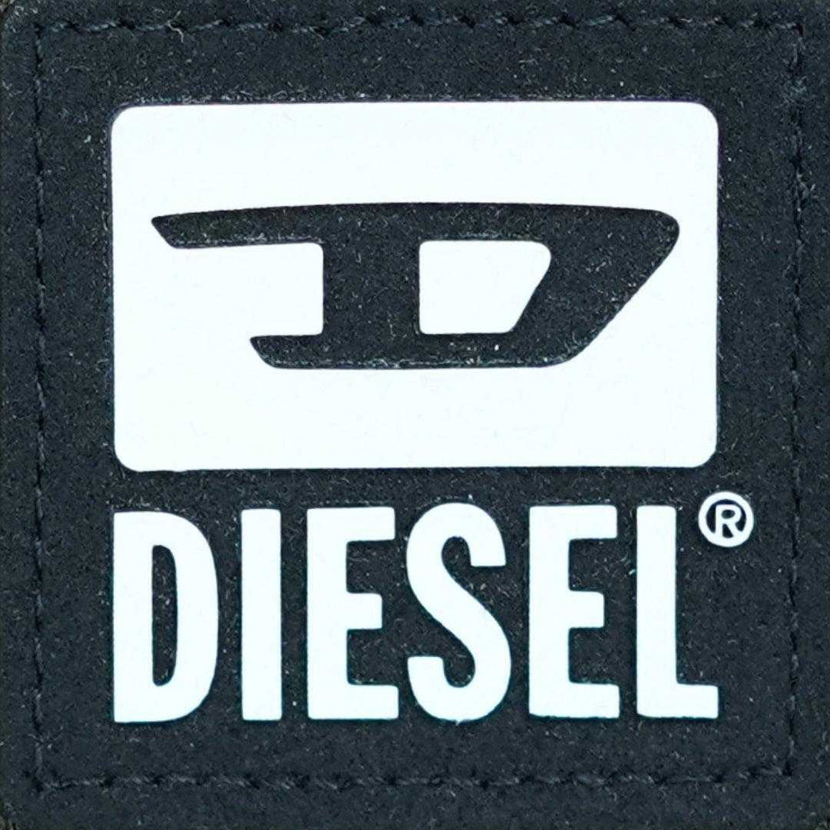 Navy - Side - Diesel Mens Total Eclipse Patch Logo T-Shirt