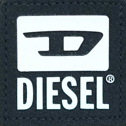 Navy - Side - Diesel Mens Total Eclipse Patch Logo T-Shirt