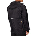 Black - Back - Emporio Armani EA7 Mens Lightweight Hooded Bomber Jacket