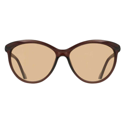 Brown - Front - Calvin Klein Womens-Ladies Cat Eye Sunglasses