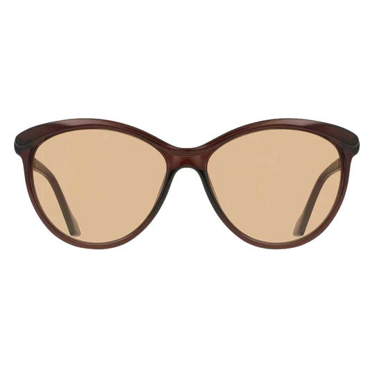 Brown - Front - Calvin Klein Womens-Ladies Cat Eye Sunglasses