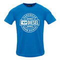 Blue Sapphire - Front - Diesel Mens Hardware Circle T-Shirt