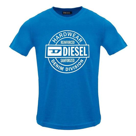 Blue Sapphire - Front - Diesel Mens Hardware Circle T-Shirt