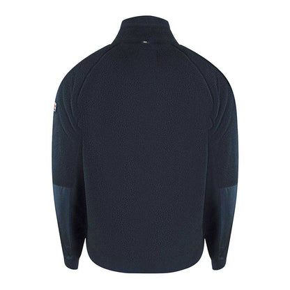 Navy - Back - Aquascutum Mens Sherpa Active Jacket