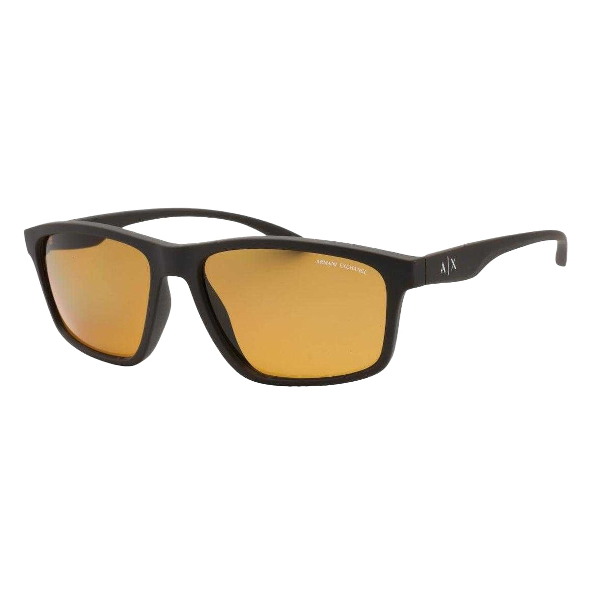 Brown-Dark Brown - Front - Armani Exchange Sunglasses