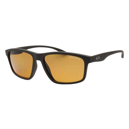 Brown-Dark Brown - Front - Armani Exchange Sunglasses