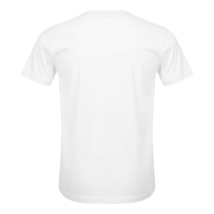 White - Back - Diesel Mens Hardware Circle Logo T-Shirt