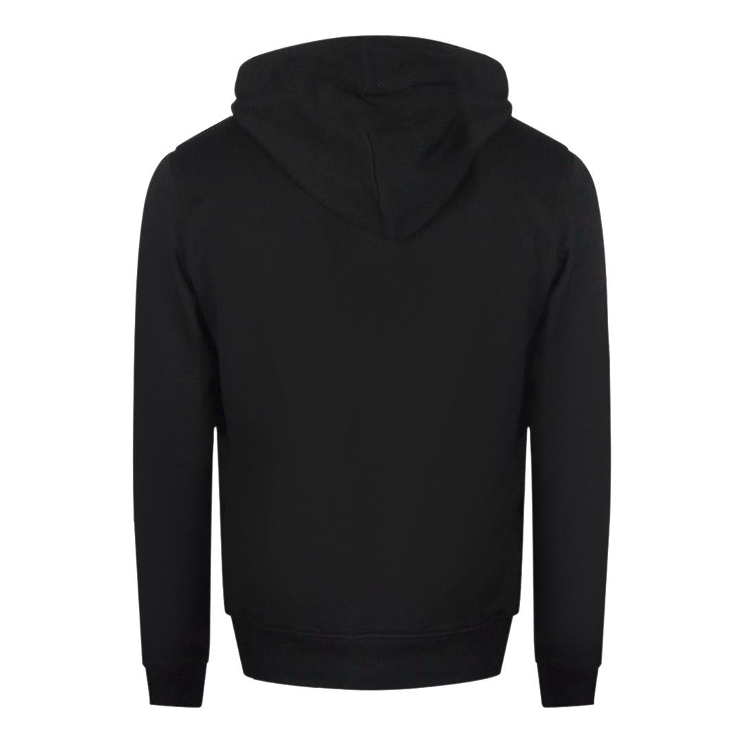 Black-Red - Back - Diesel Mens 1978 Logo Hoodie