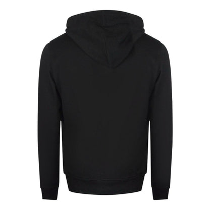 Black-Red - Back - Diesel Mens 1978 Logo Hoodie