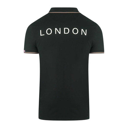 Black - Back - Aquascutum Unisex Adult Aldis Crest Polo Shirt