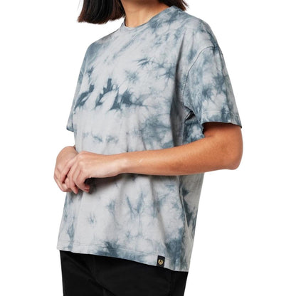Grey - Back - Belstaff Unisex Adult Wave Dyed T-Shirt
