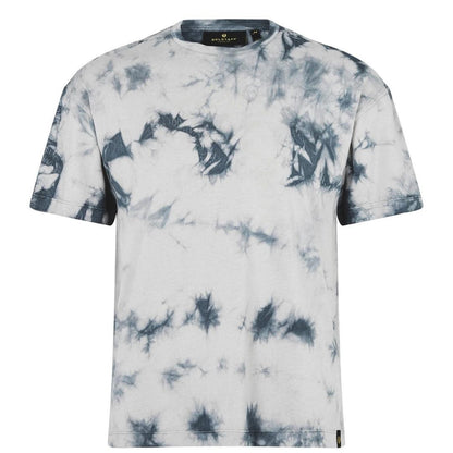 Grey - Side - Belstaff Unisex Adult Wave Dyed T-Shirt