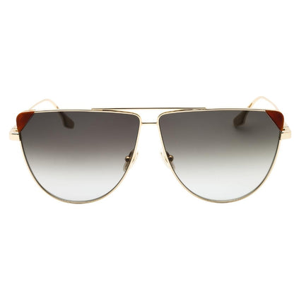 Gold - Back - Victoria Beckham Womens-Ladies Sunglasses