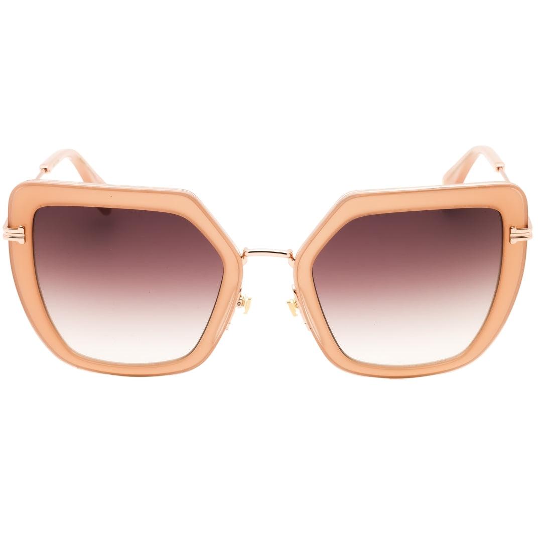 Brown-Gold - Front - Marc Jacob Womens-Ladies Sunglasses