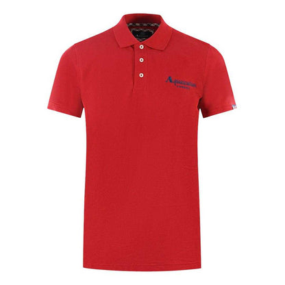 Red - Front - Aquascutum Unisex Adult London Classic Polo Shirt
