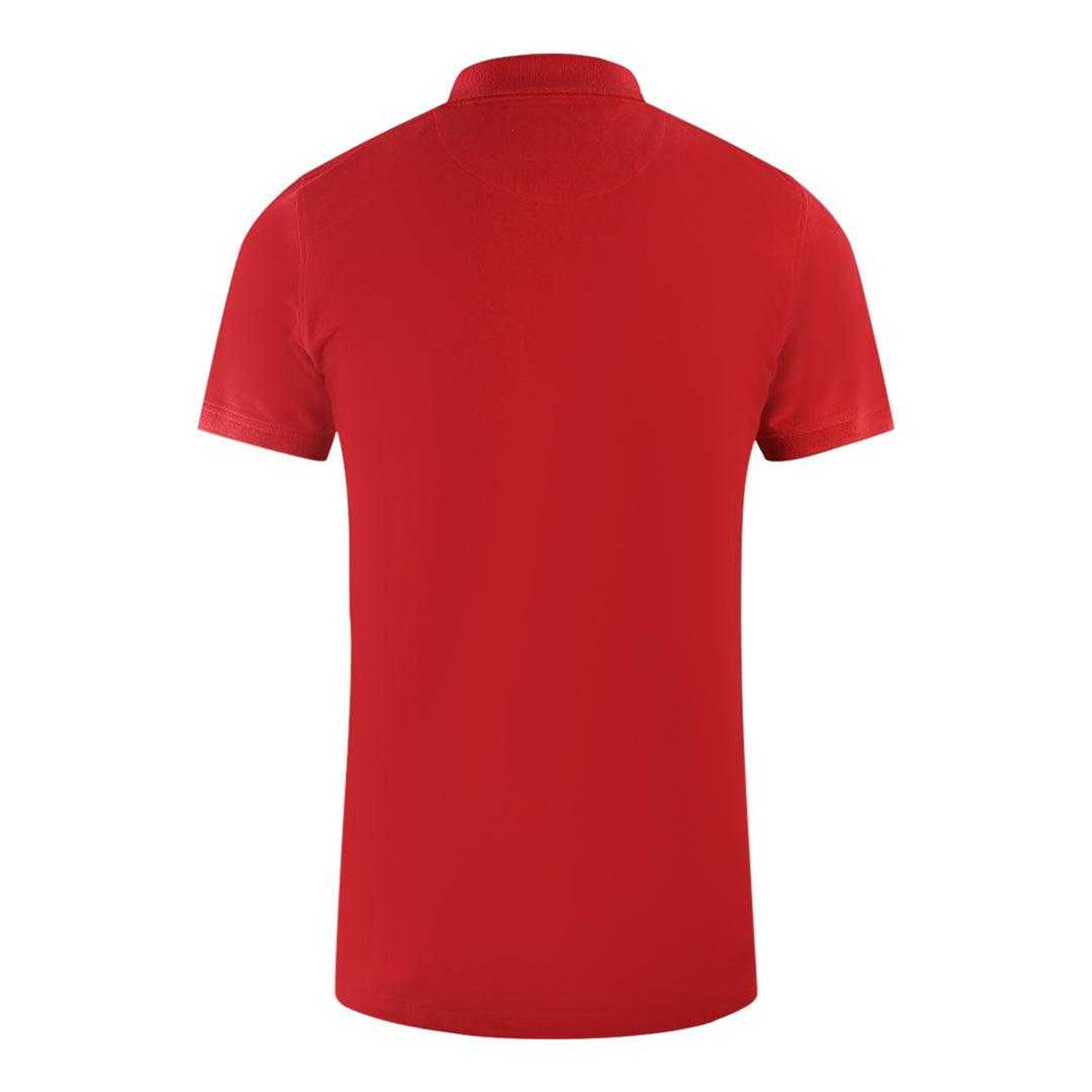 Red - Back - Aquascutum Unisex Adult London Classic Polo Shirt