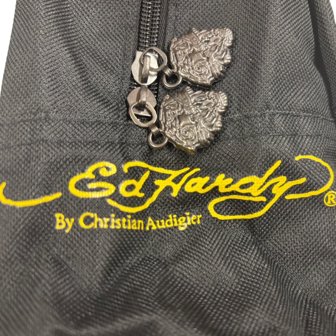 Black - Back - Ed Hardy Childrens-Kids Backpack