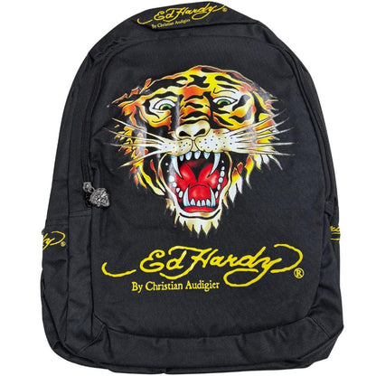 Black - Front - Ed Hardy Childrens-Kids Backpack