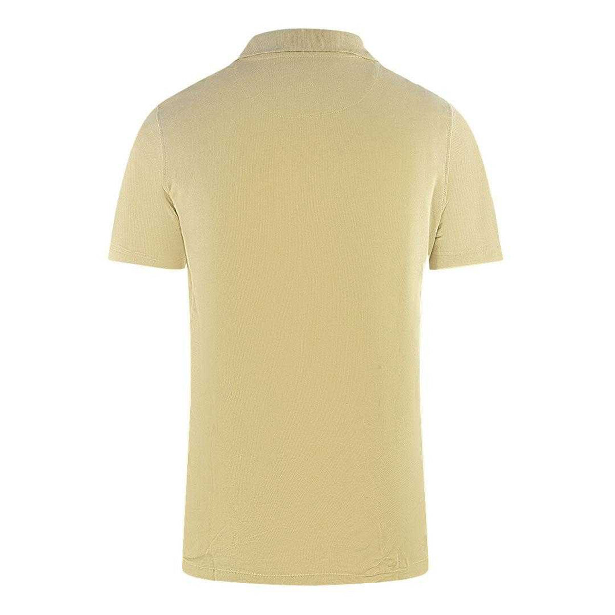 Beige - Back - Aquascutum Unisex Adult London Crest Polo Shirt