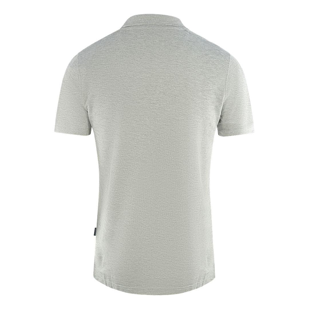 Grey - Back - Aquascutum Unisex Adult London Crest Polo Shirt