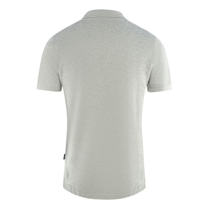 Grey - Back - Aquascutum Unisex Adult London Crest Polo Shirt