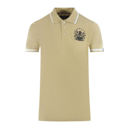 Beige - Front - Aquascutum Unisex Adult Aldis Tipped Polo Shirt