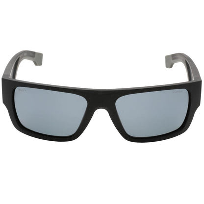 Matt Black-Grey - Front - Hugo Boss Mens Rectangular Sunglasses