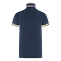 Navy - Back - Aquascutum Unisex Adult London Union Jack Polo Shirt