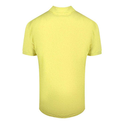 Yellow - Back - Cavalli Class Unisex Adult Signature Logo Polo Shirt