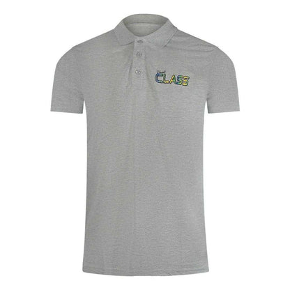 Grey - Front - Cavalli Class Unisex Adult Vibrant Floral Logo Polo Shirt