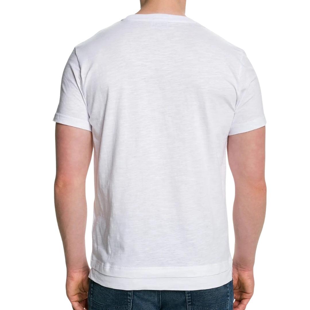 White - Front - Diesel Unisex Adult Tonal Logo T-Shirt