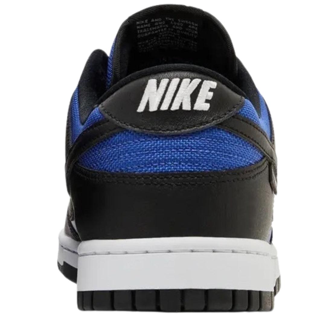 Dark Blue - Close up - Nike Mens Dunk Retro Leather Trainers